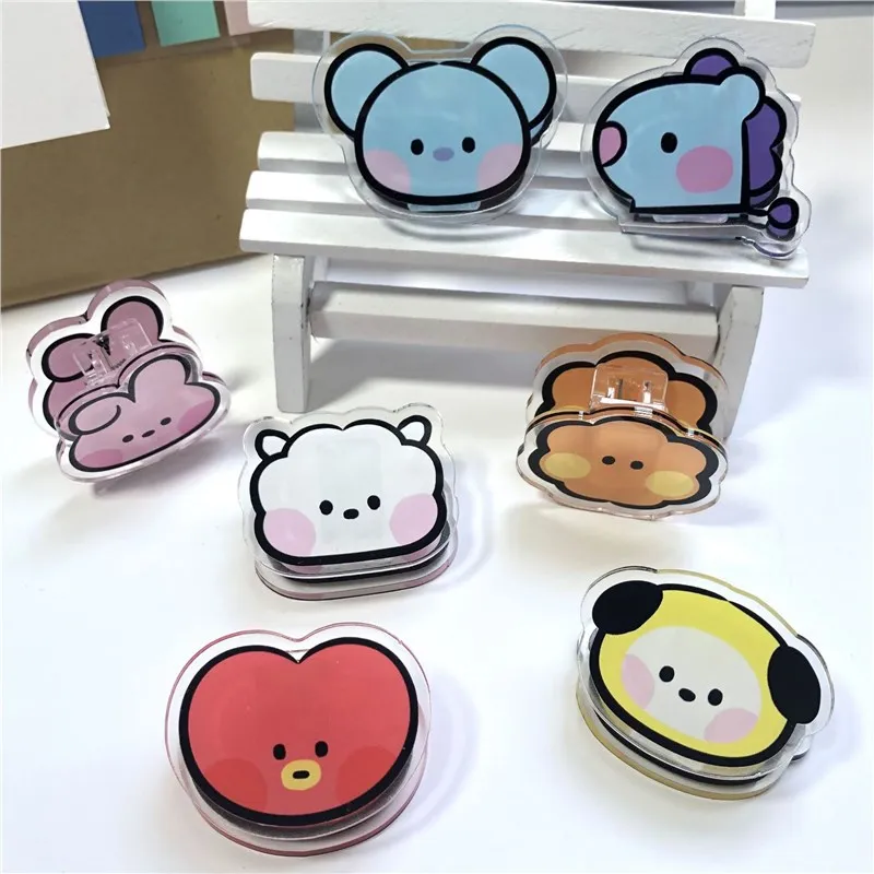 Tippet Line - Kawaii BT21 Memo Clip Acrylic Storage