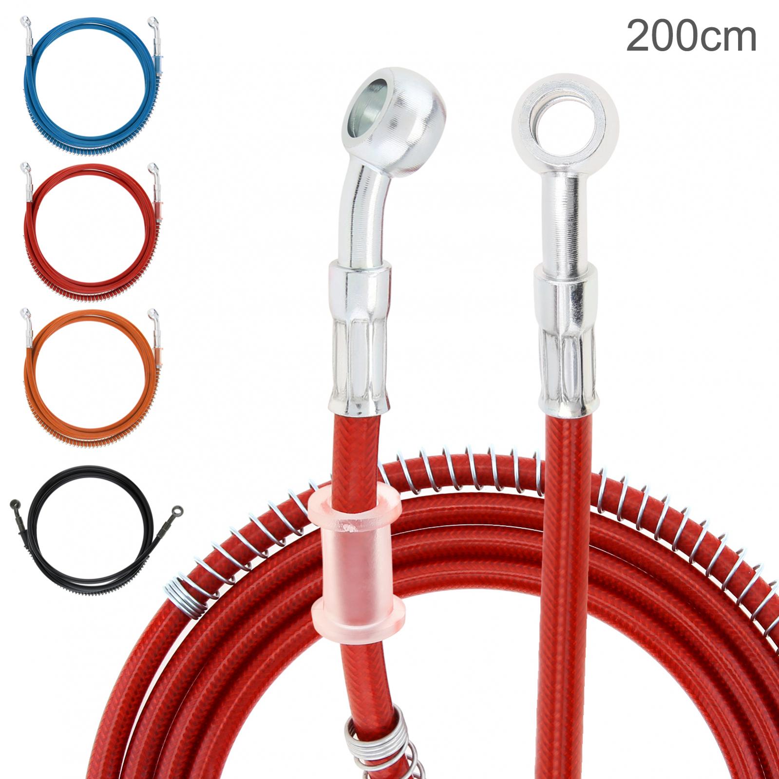Braided Line - 200cm Motorcycle Dirt Bike Braided Brake