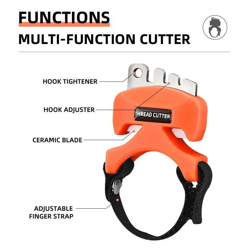 Multifunctional Ring Finger Cu - Fishing Line Cutter ulasan dan harga
