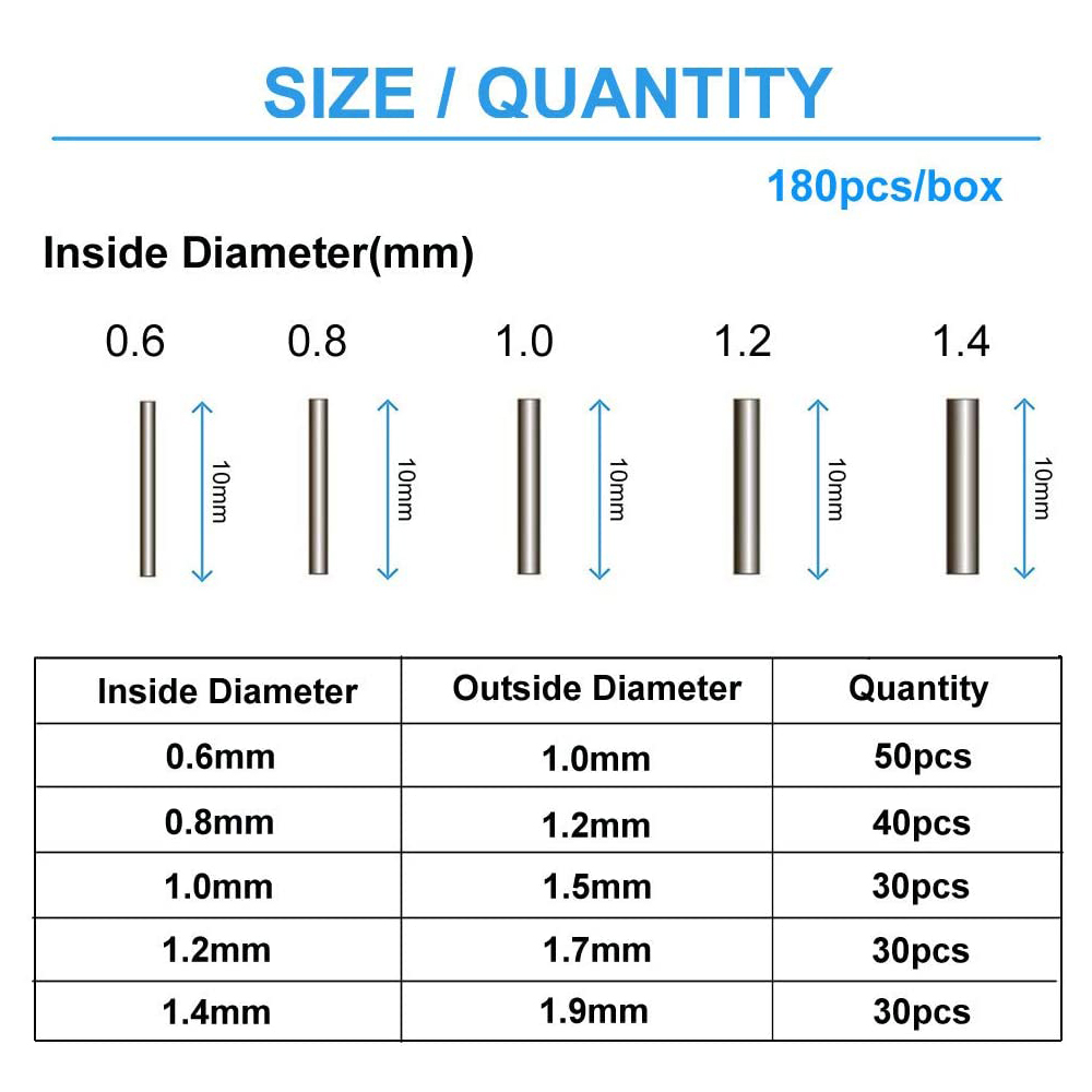 180Pcs/Box 0.6mm-1.4mm Copper  - Fishing Line Box ulasan dan harga