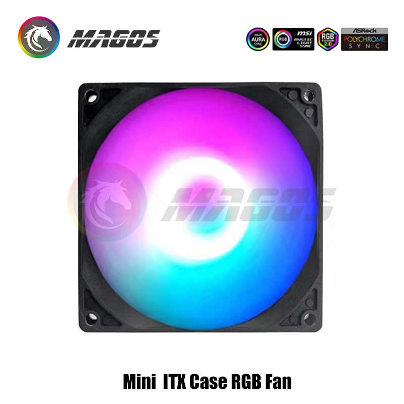 Mini ITX Case ARGB Fan 8cm 9cm - Fly Line ulasan dan harga