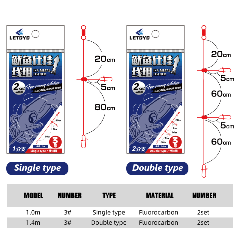 LETOYO Carbon line 2set single - Saltwater Line ulasan dan harga