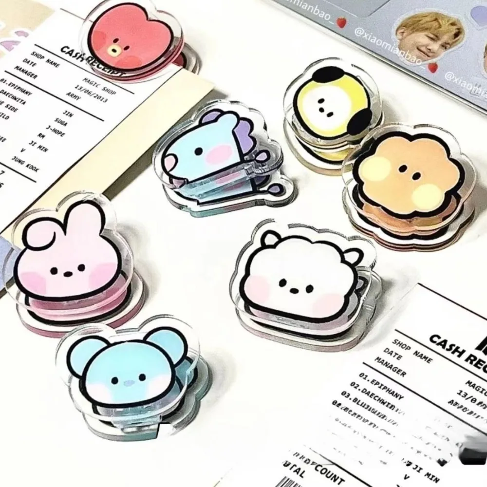 Kawaii BT21 Memo Clip Acrylic  - Tippet Line ulasan dan harga