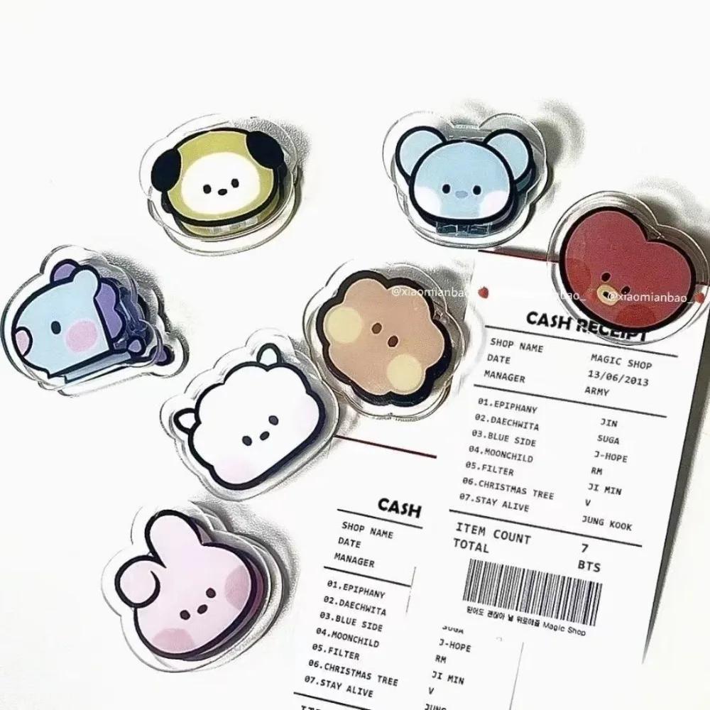 Kawaii BT21 Memo Clip Acrylic  - Tippet Line ulasan dan harga