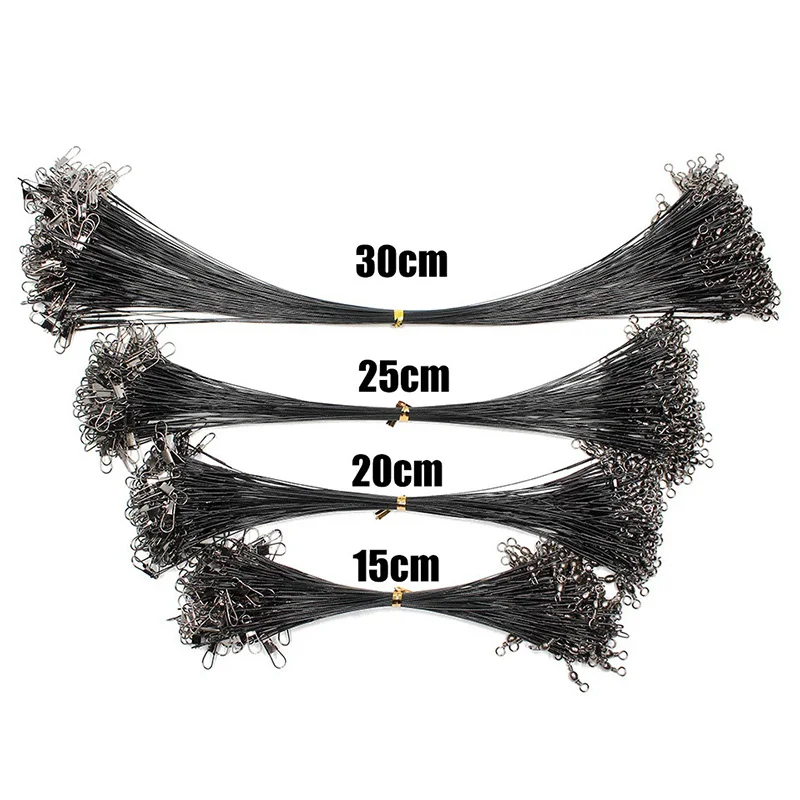 20PCS Anti Bite Steel Fishing  - Leader Line ulasan dan harga