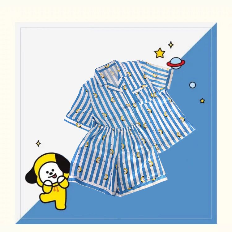 BT21 Unisex Summer Set Short S - Tippet Line ulasan dan harga