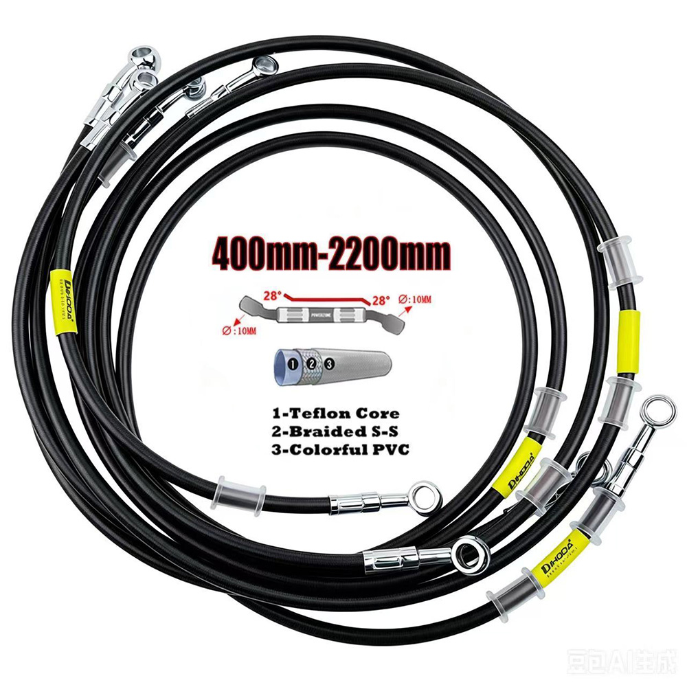 400-2200mm Motorcycle Hydrauli - Braided Line ulasan dan harga