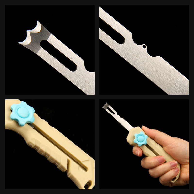 Squid Knife Stainless Steel Li - Freshwater Line ulasan dan harga