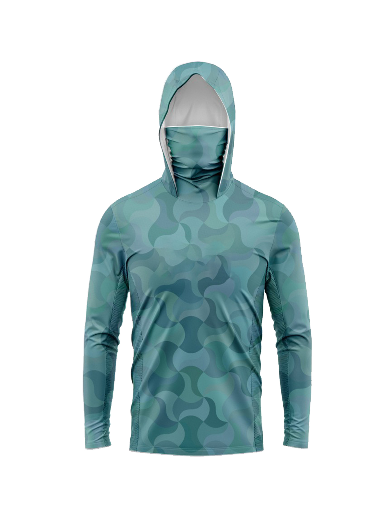 Dark Cyan Terrain Line Camo Me - Monofilament Line ulasan dan harga
