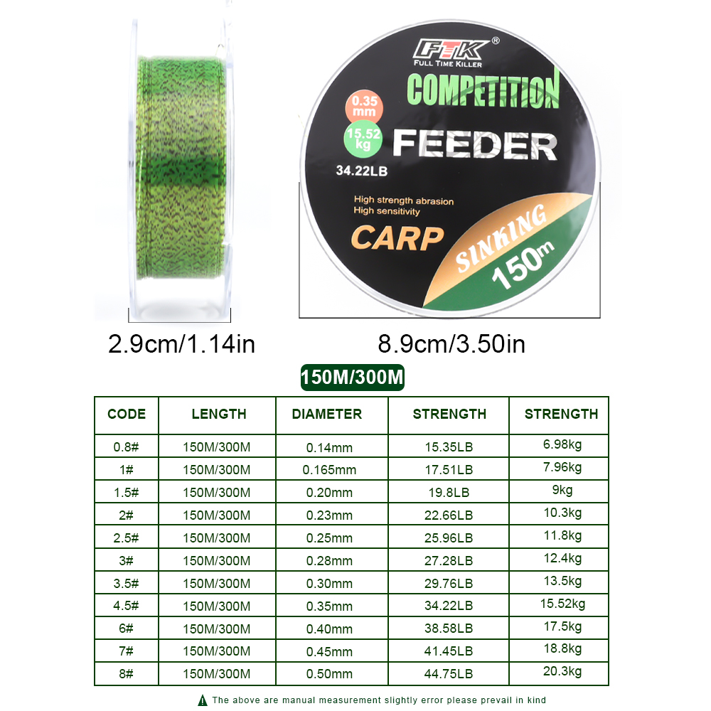 FTK  3D Invisible Carp Fishing - Fluorocarbon Line ulasan dan harga