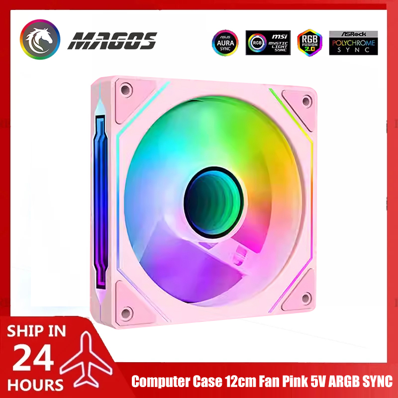 Computer Case Fan Pink 5V ARGB - Fly Line ulasan dan harga