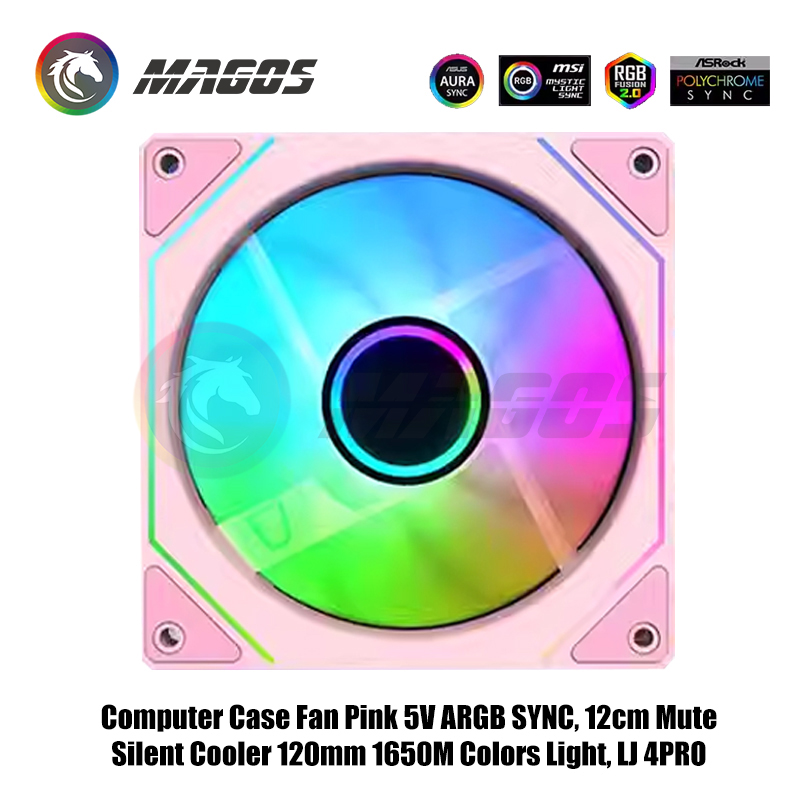 Computer Case Fan Pink 5V ARGB - Fly Line ulasan dan harga