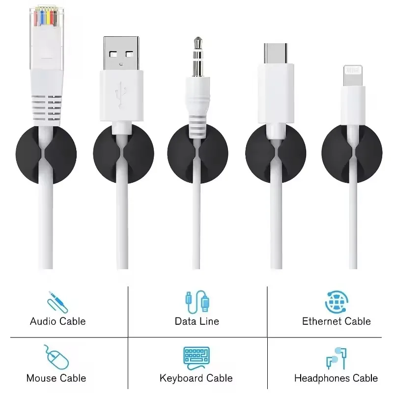 Cable Clips Phone Cord Holder  - Tippet Line ulasan dan harga
