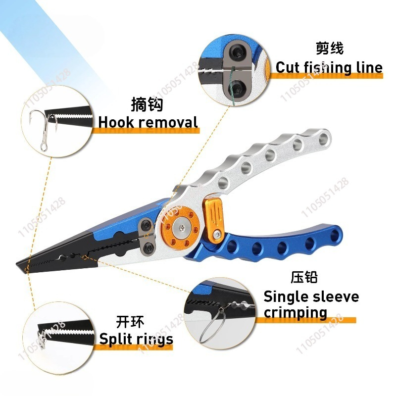 Aluminum Fishing Tackle Pliers - Fishing Line Cutter ulasan dan harga