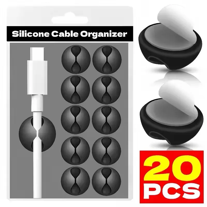 Cable Clips Phone Cord Holder  - Tippet Line ulasan dan harga