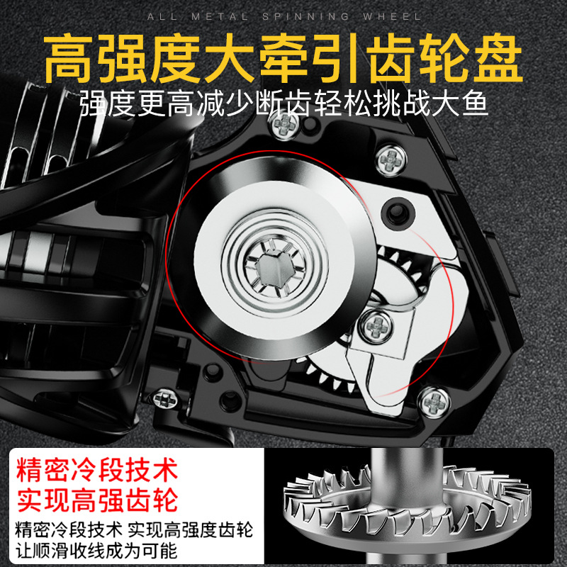 Metal Spinning Fishing Reel Sm - Ice Fishing Line ulasan dan harga