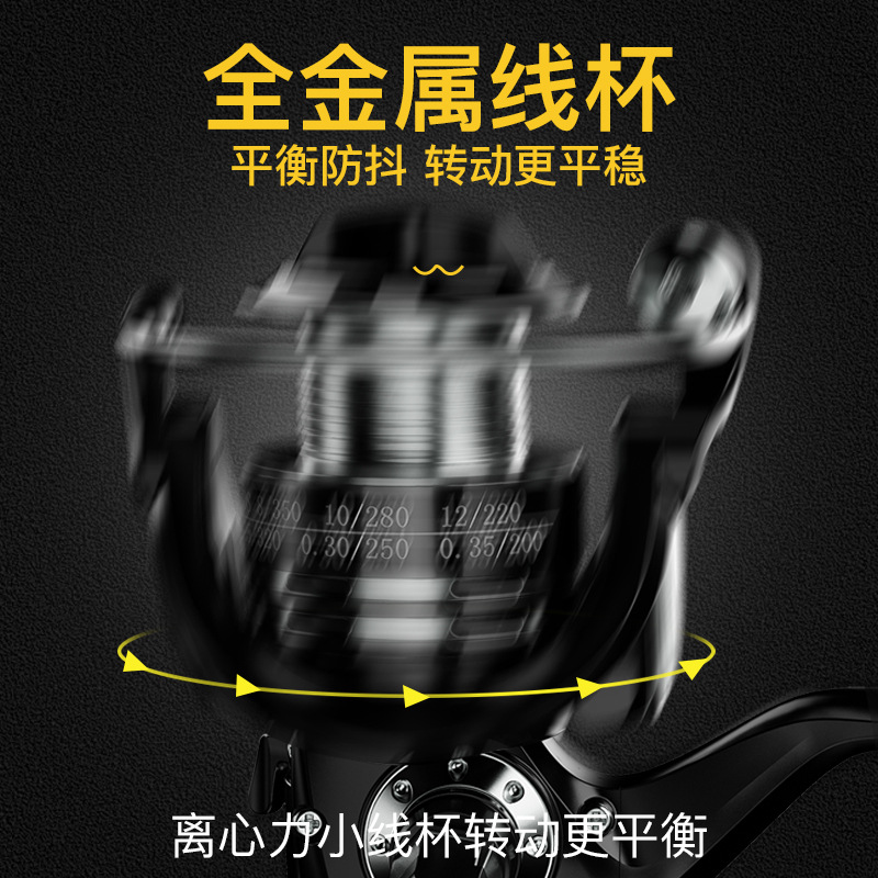 Metal Spinning Fishing Reel Sm - Ice Fishing Line ulasan dan harga