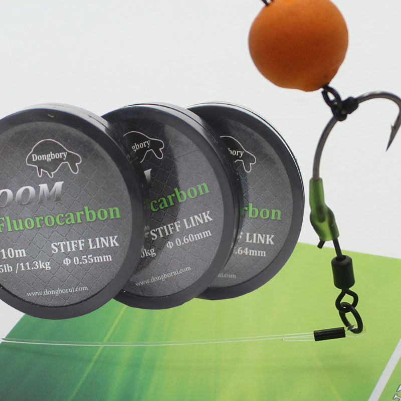Carp Fishing Hooklink Boom Flu - Fluorocarbon Line ulasan dan harga
