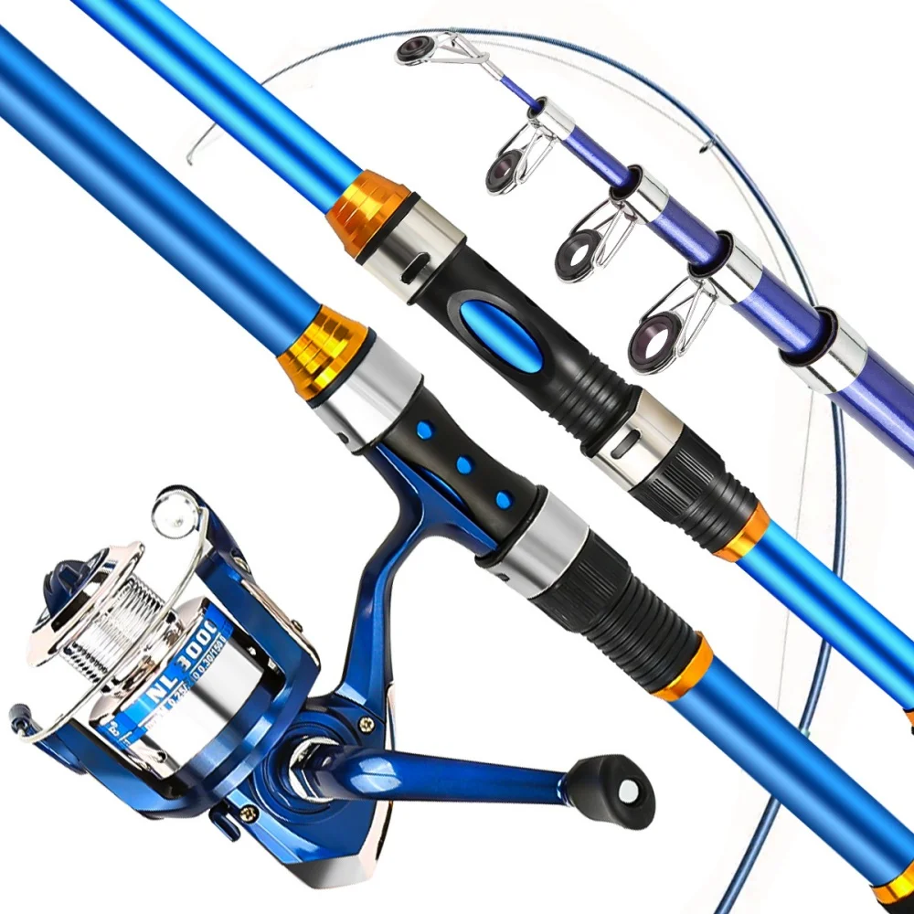 2.1-3.6M Telescopic Glass Fibe - Fishing Line Spooler ulasan dan harga