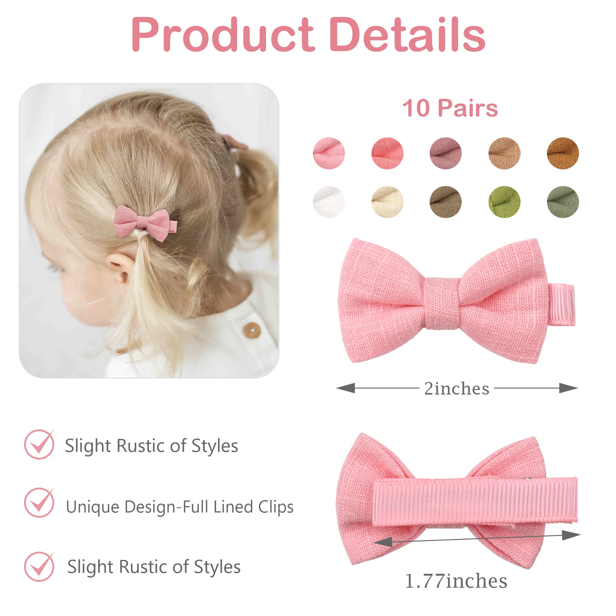 10/20 Pcs Boutique Tiny Baby B - Tippet Line ulasan dan harga