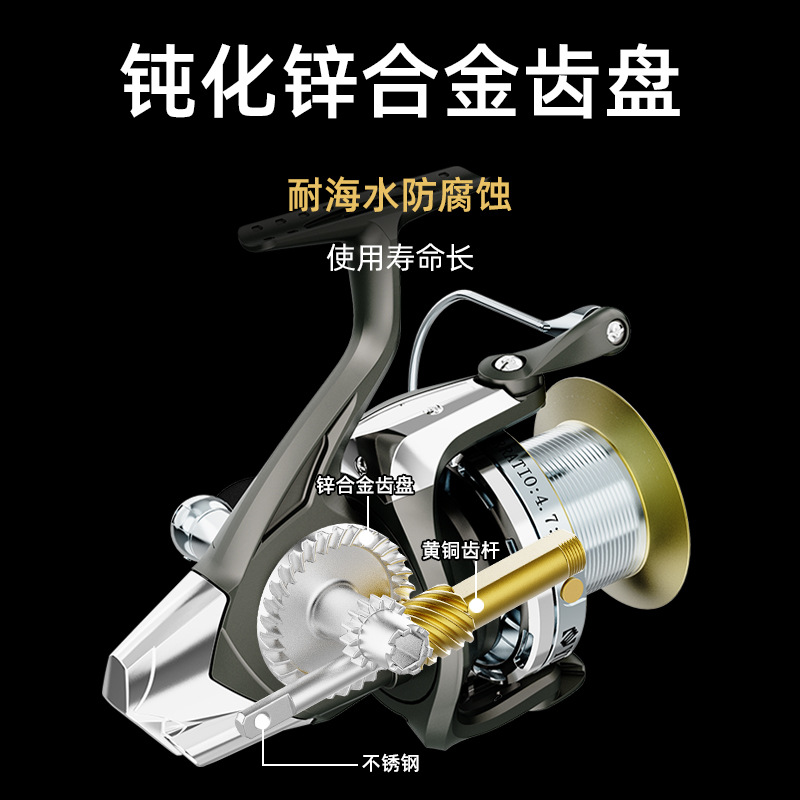 Full Metal Long Cast Spinning  - Ice Fishing Line ulasan dan harga