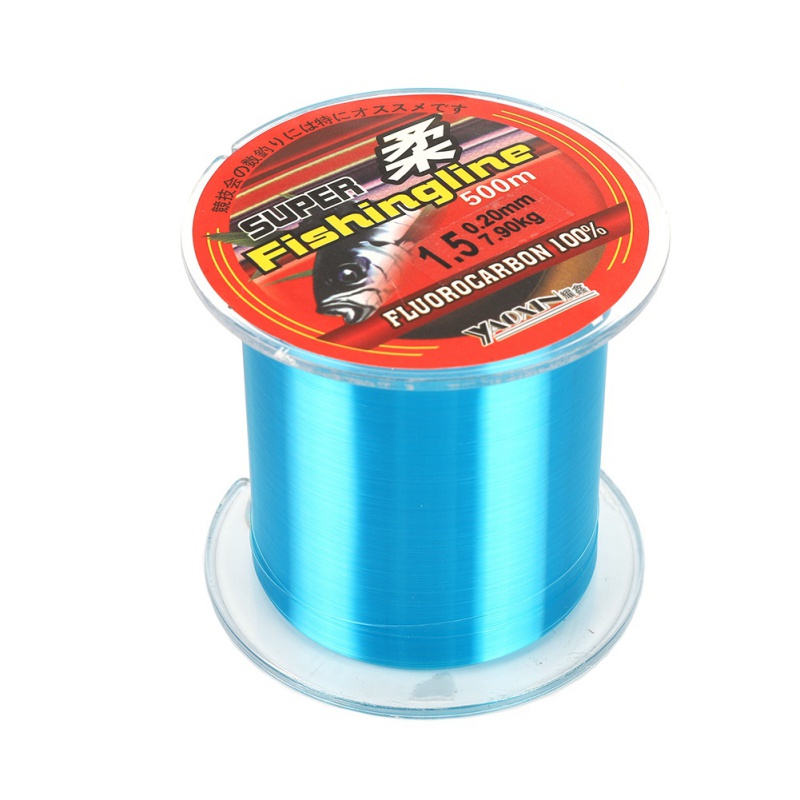 1pc 500M Fishing Line Super St - Fluorocarbon Line ulasan dan harga