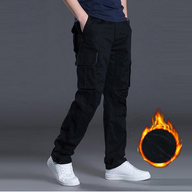 Men's Fleece Lined Cargo Pants - Fly Line ulasan dan harga
