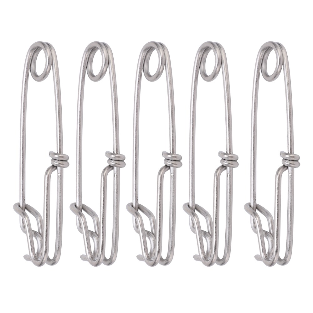 5PCS Durable Stainless Steel L - Saltwater Line ulasan dan harga