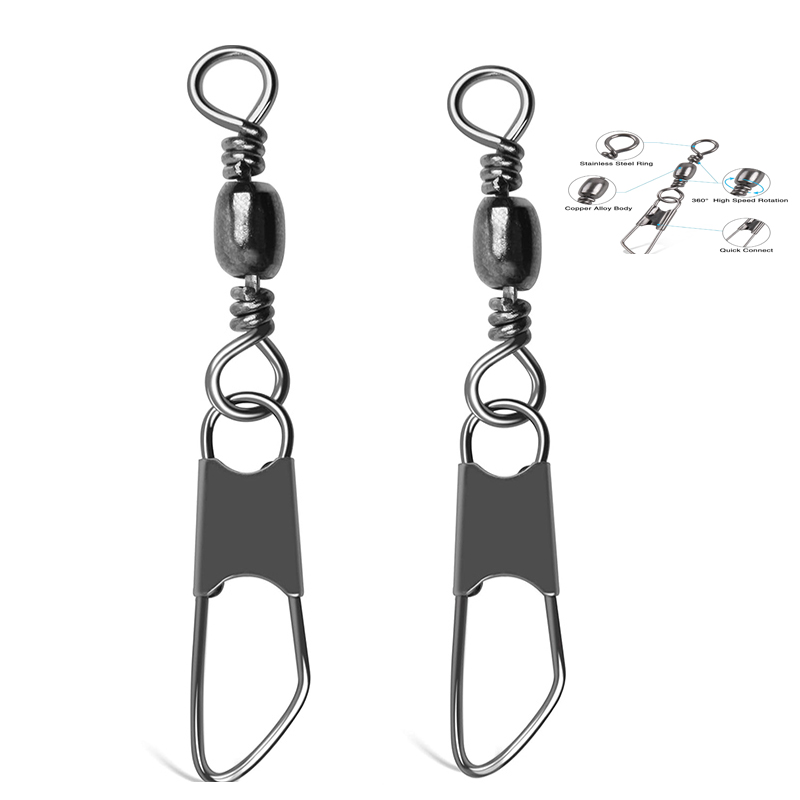 100Pcs Fishing Barrel Swivel C - Saltwater Line ulasan dan harga
