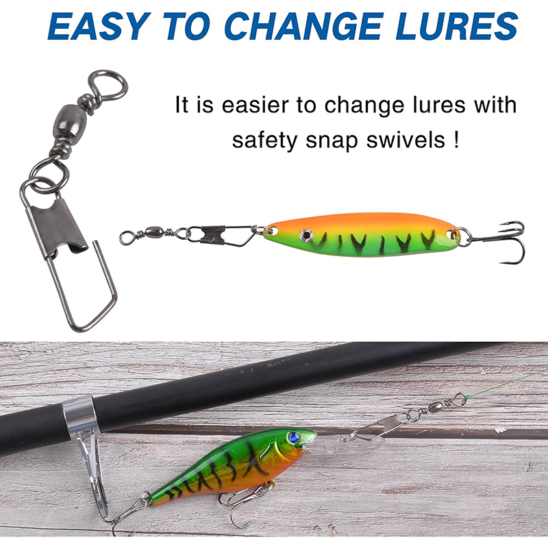 100Pcs Fishing Barrel Swivel C - Saltwater Line ulasan dan harga