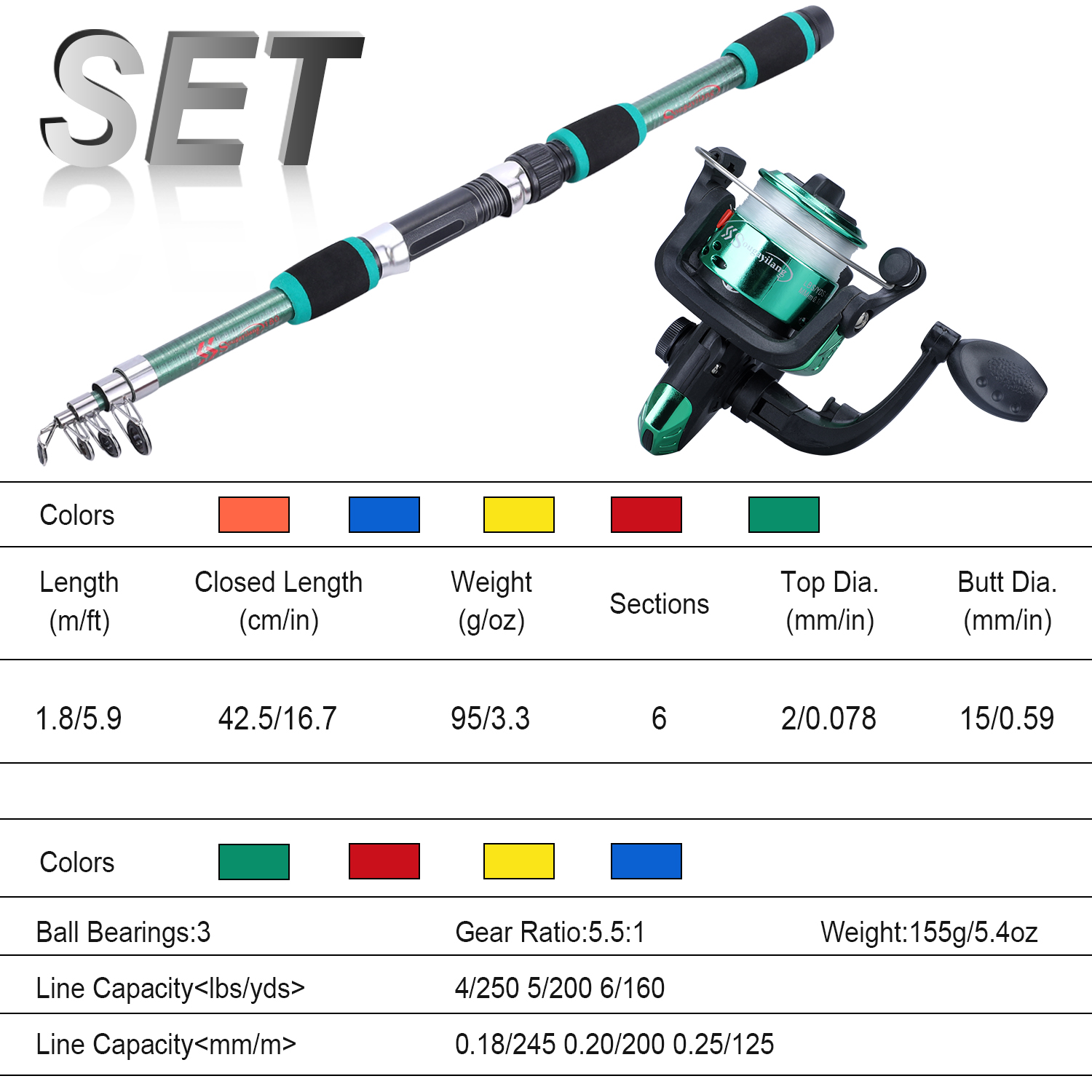 Sougayilang Kids Fishing Pole  - Freshwater Line ulasan dan harga