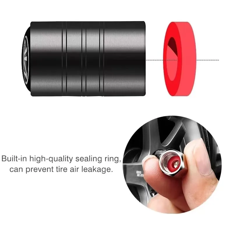4Pcs Car Styling 3D Aluminum M - Tippet Line ulasan dan harga