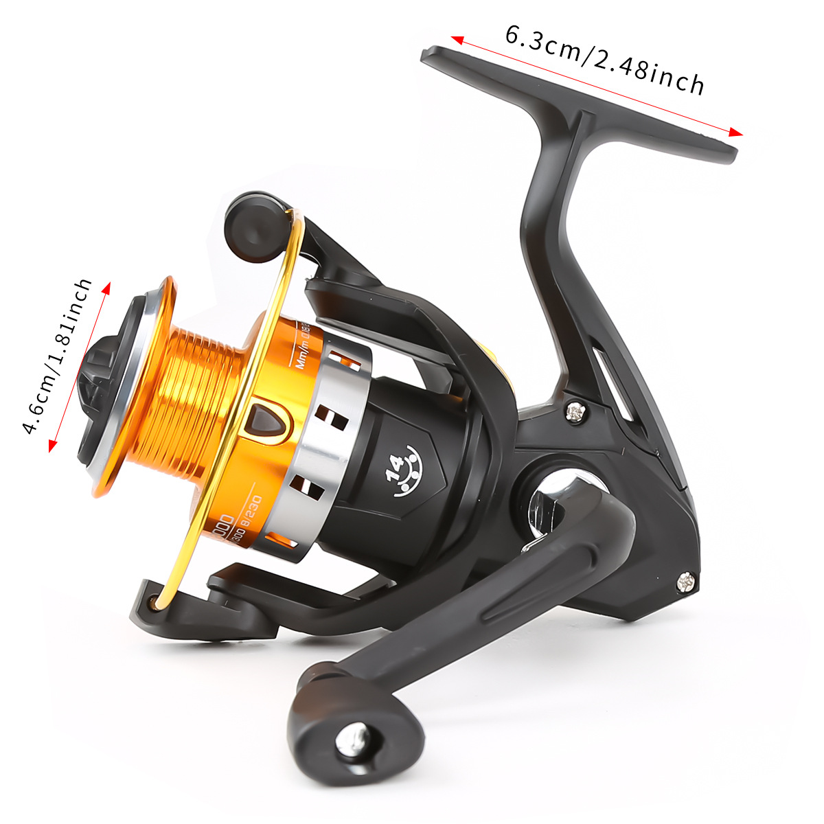 Spinning Reel With Metal Spool - Ice Fishing Line ulasan dan harga
