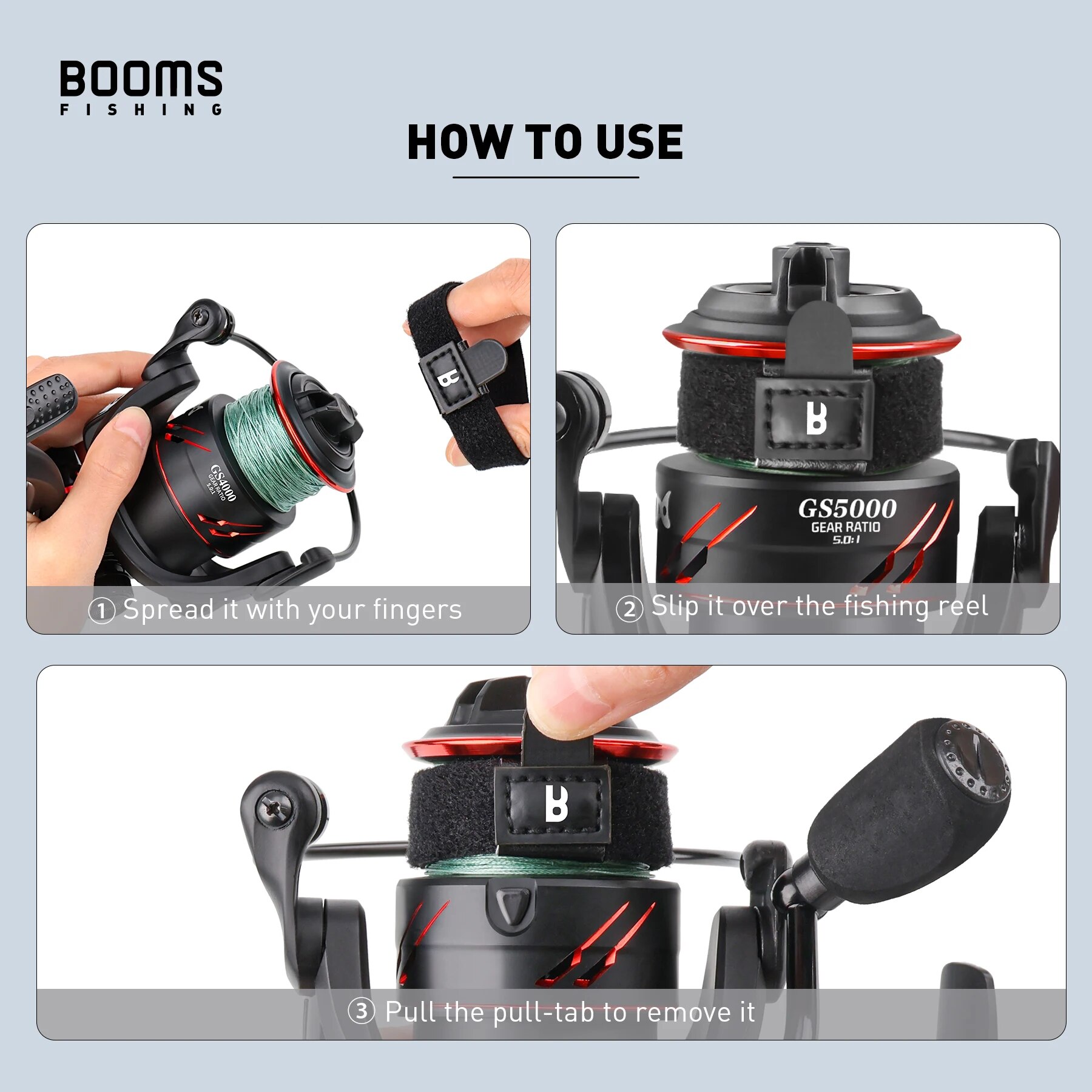 Booms Fishing SB1 4Pcs Spinnin - Fishing Line Box ulasan dan harga